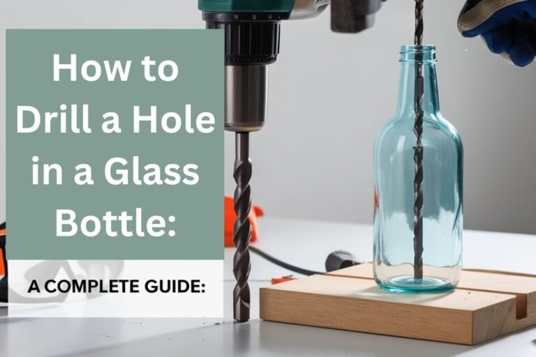 How to Drill a Hole in a Glass Bottle: A Complete Guide