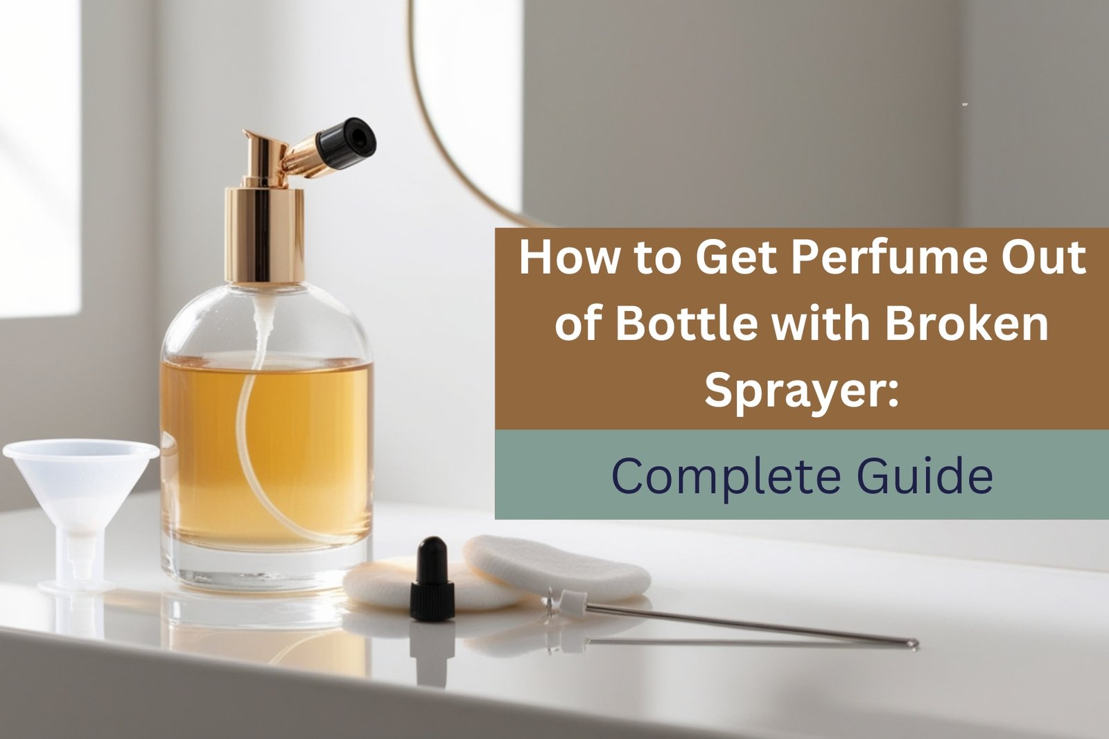 How to Get Perfume Out of Bottle with Broken Sprayer: Complete Guide