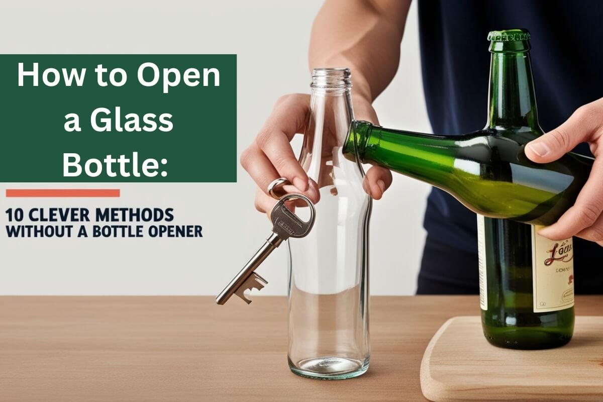 How to Open a Glass Bottle: 10 Clever Methods Without a Bottle Opener