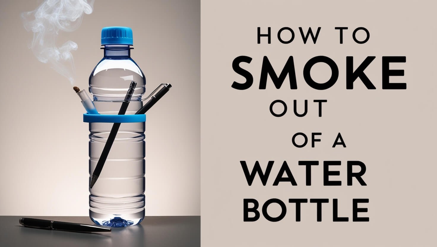 How to Smoke Out of a Water Bottle