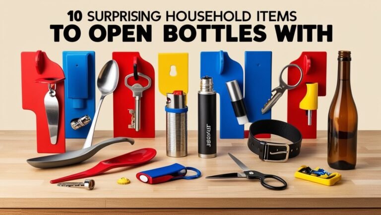 10 Surprising Household Items to Open Bottles With