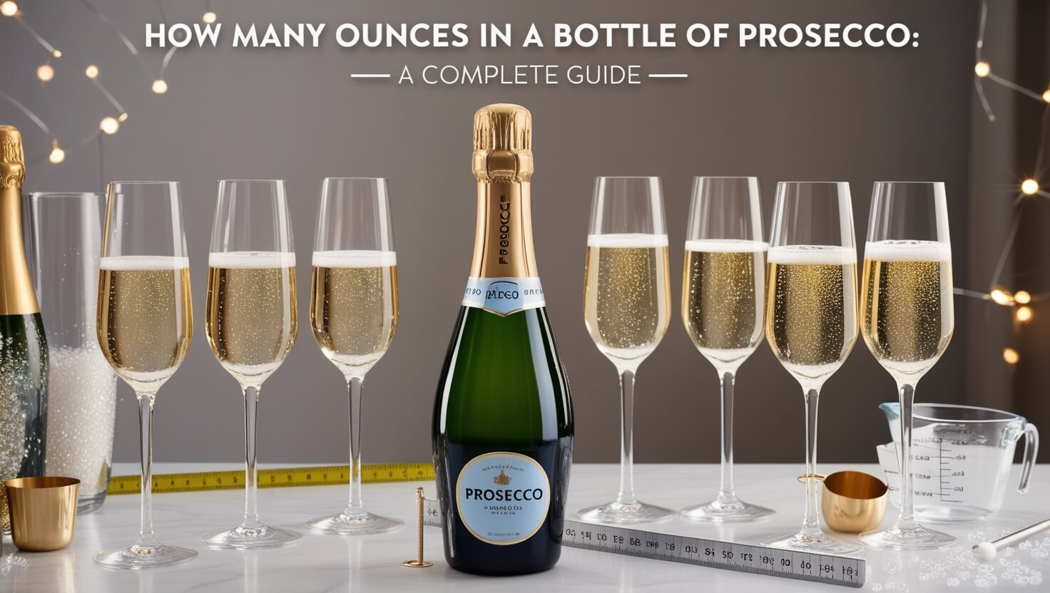 How Many Ounces in a Bottle of Prosecco: A Complete Guide