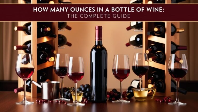 How Many Ounces in a Bottle of Wine: The Complete Guide