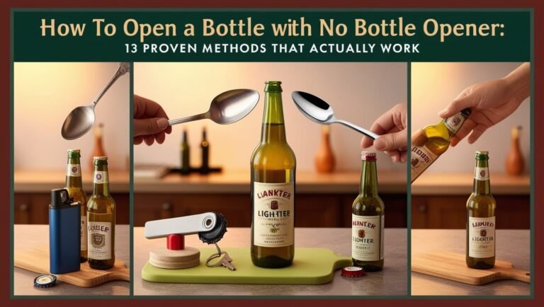 How to Open a Bottle with No Bottle Opener: 13 Proven Methods That Actually Work