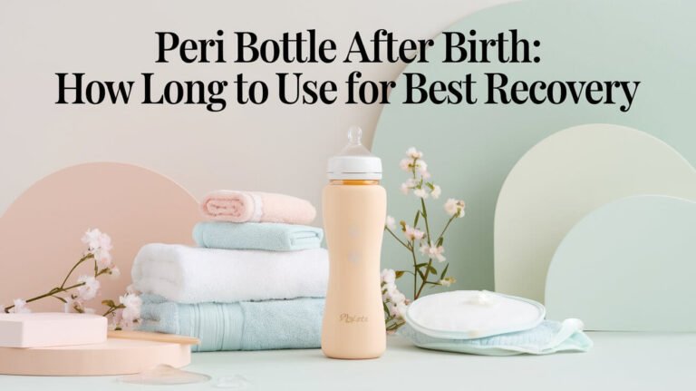 Peri Bottle After Birth: How Long to Use for Best Recovery