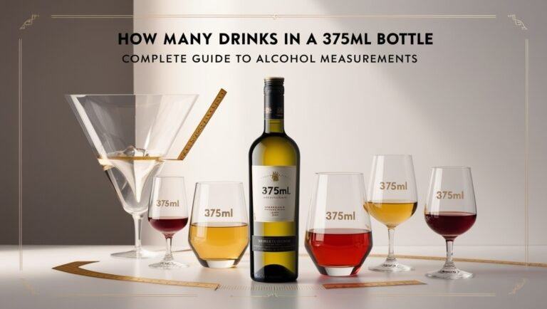 How Many Drinks in a 375ml Bottle: Complete Guide to Alcohol Measurements