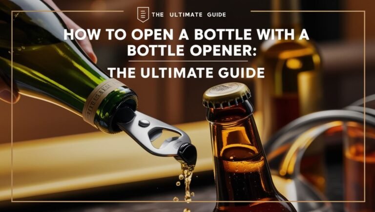 How to Open a Bottle with a Bottle Opener: The Ultimate Guide