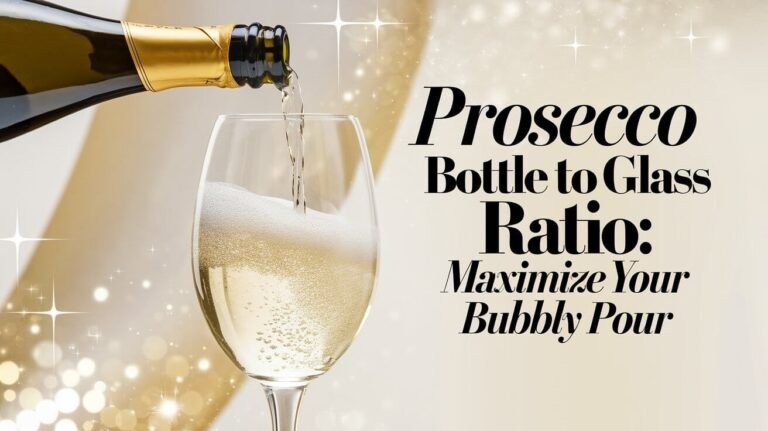 Prosecco Bottle to Glass Ratio: Maximize Your Bubbly Pour