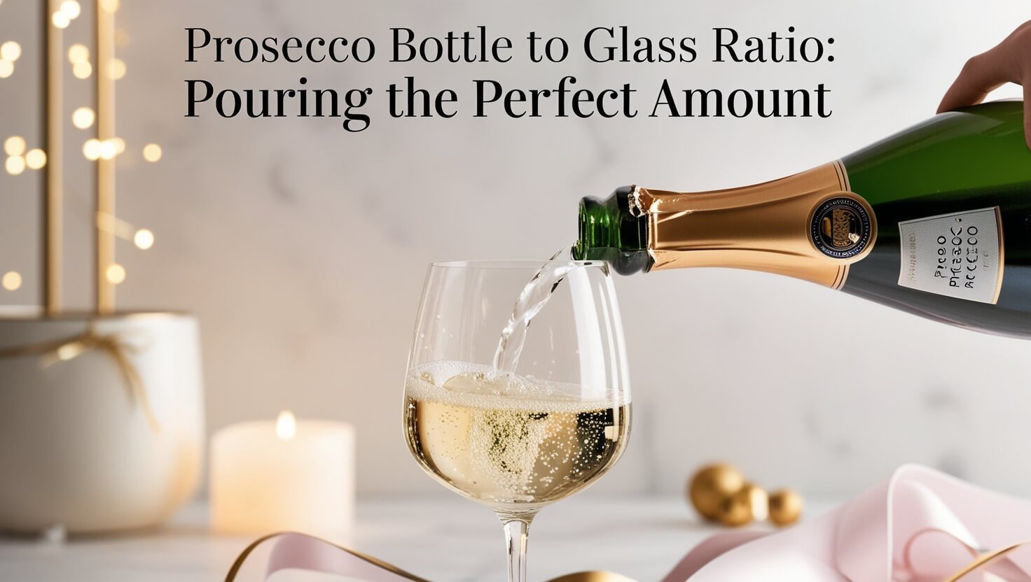 Prosecco Bottle to Glass Ratio: Pouring the Perfect Amount