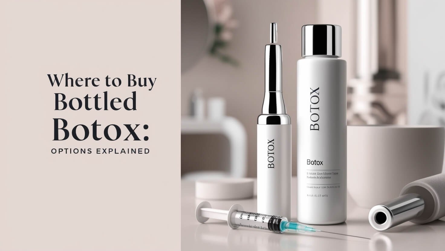 Where to Buy Bottled Botox: Options Explained