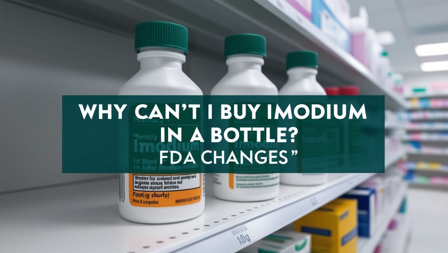 Why Can't I Buy Imodium in a Bottle? FDA Changes