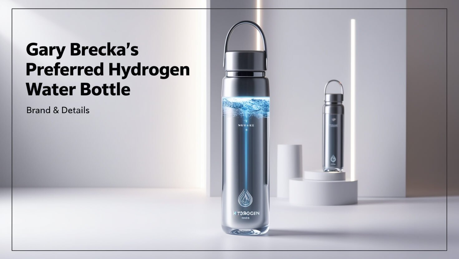 Gary Brecka's Preferred Hydrogen Water Bottle: Brand & Details