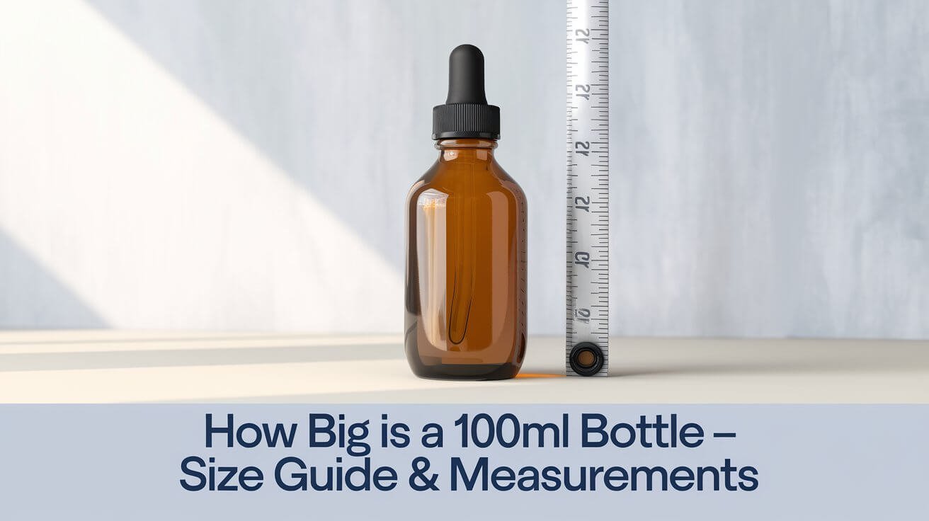 How Big Is 100ml Bottle - Size Guide & Measurements