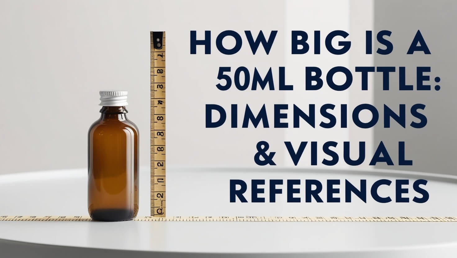 How Big Is 50ml Bottle: Dimensions & Visual References