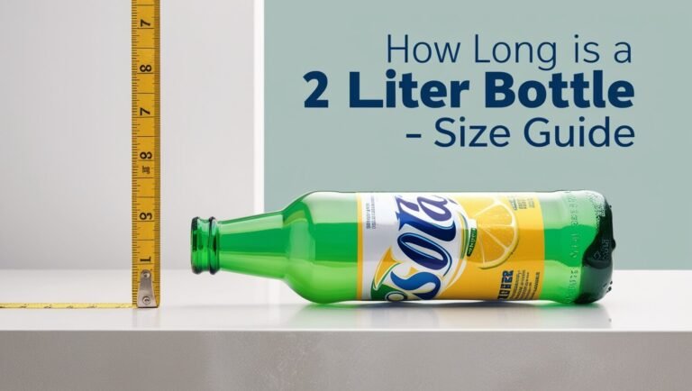 How Long Is a 2 Liter Bottle - Size Guide