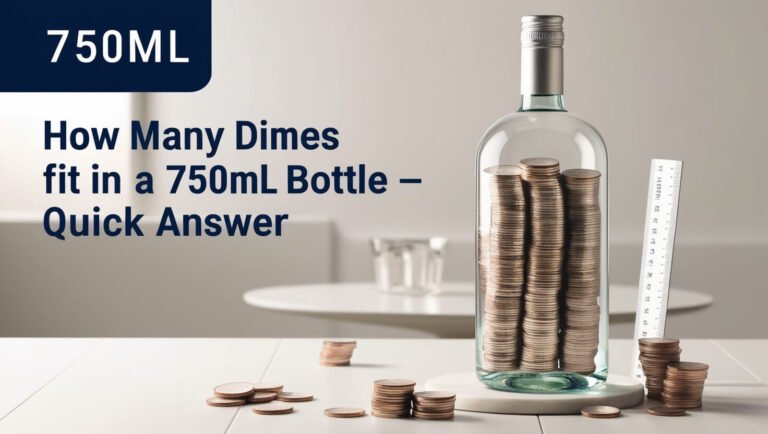 How Many Dimes Fit in a 750ml Bottle - Quick Answer