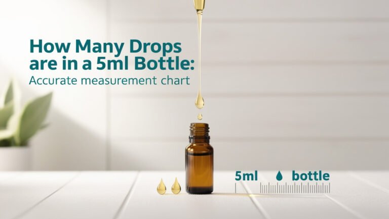 How Many Drops Are in a 5 ml Bottle: Accurate Measurement Chart