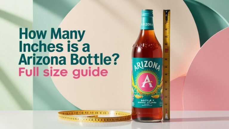 How Many Inches Is A Arizona Bottle - Full Size Guide