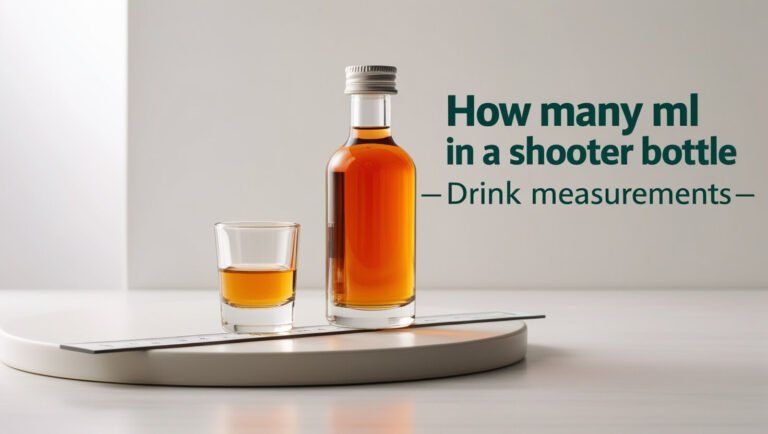 How Many ML in a Shooter Bottle - Drink Measurements