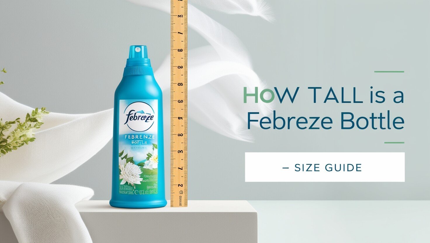 How Tall Is A Febreze Bottle - Size Guide