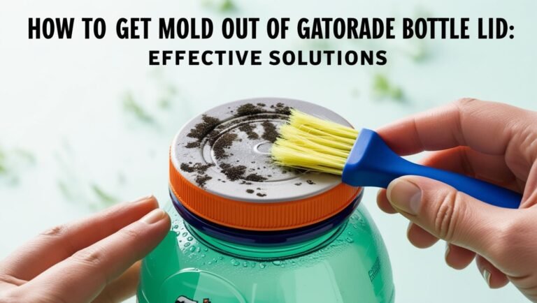 How to Get Mold Out of Gatorade Bottle Lid: Effective Solutions