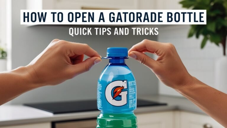 How to Open a Gatorade Bottle: Quick Tips and Tricks