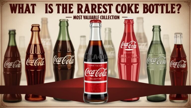 What Is the Rarest Coke Bottle: Most Valuable Collection