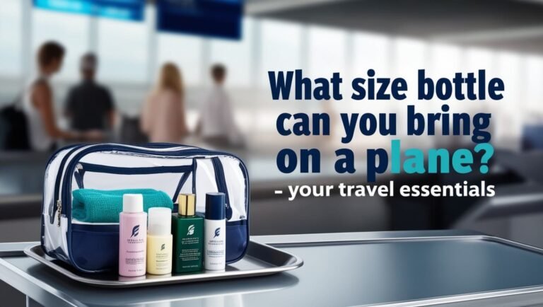 What Size Bottle Can You Bring on a Plane: Your Travel Essentials