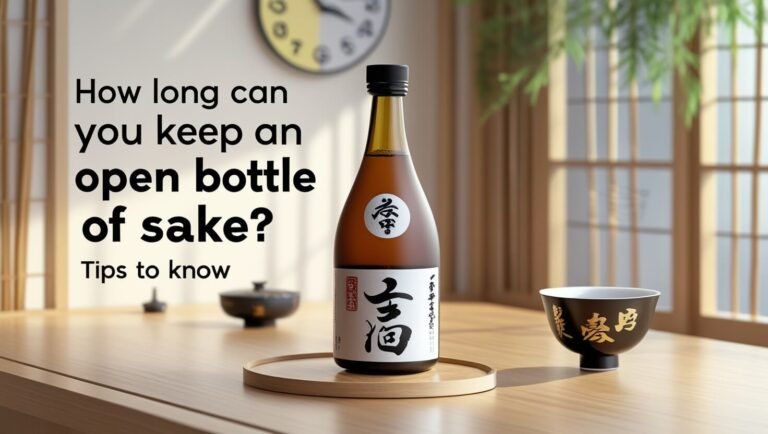 How Long Can You Keep An Open Bottle Of Sake? Tips to Know