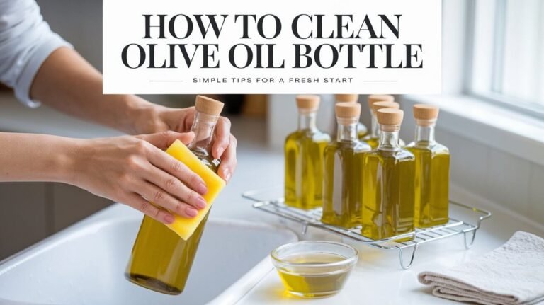 How To Clean Olive Oil Bottle: Simple Tips for a Fresh Start