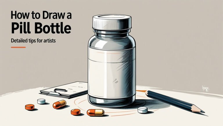 How To Draw A Pill Bottle: Detailed Tips for Artists