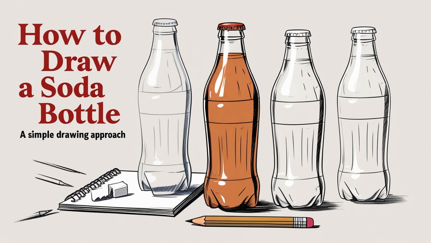 How to Draw a Soda Bottle: A Simple Drawing Approach