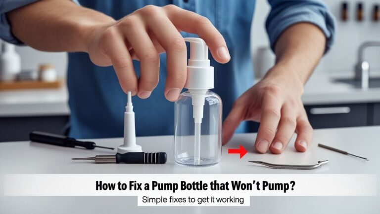 How to Fix a Pump Bottle That Won’t Pump?