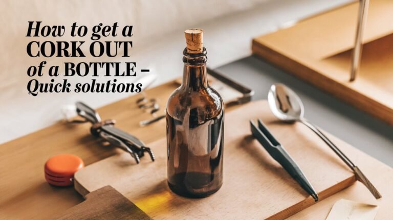 How to Get a Cork Out of a Bottle - Quick Solutions