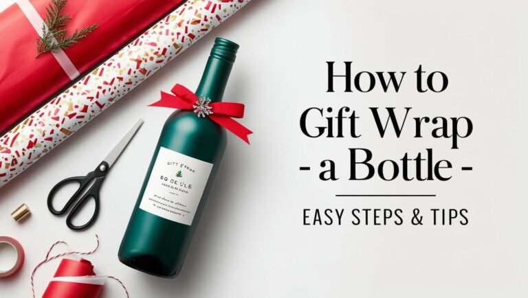 How to Gift Wrap a Bottle - Easy Steps & Tips