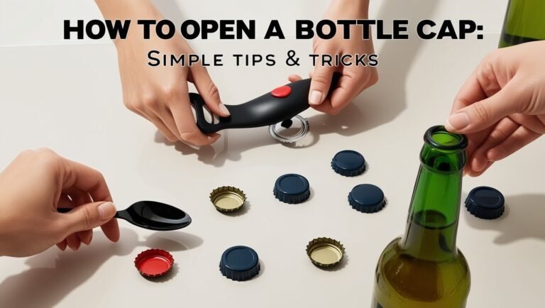 How To Open A Bottle Cap: Simple Tips & Tricks