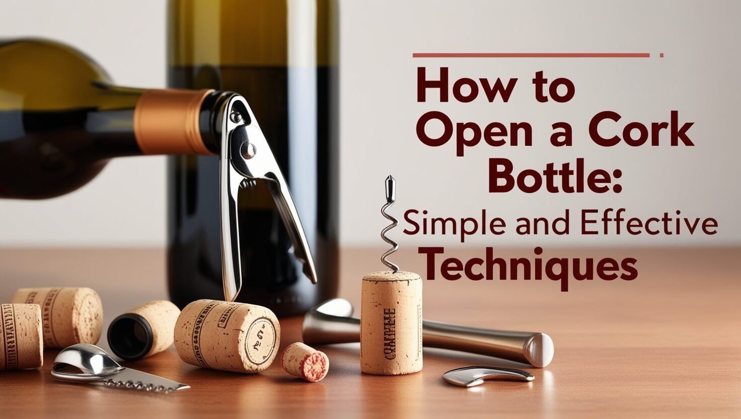 How to Open a Cork Bottle: Simple and Effective Techniques