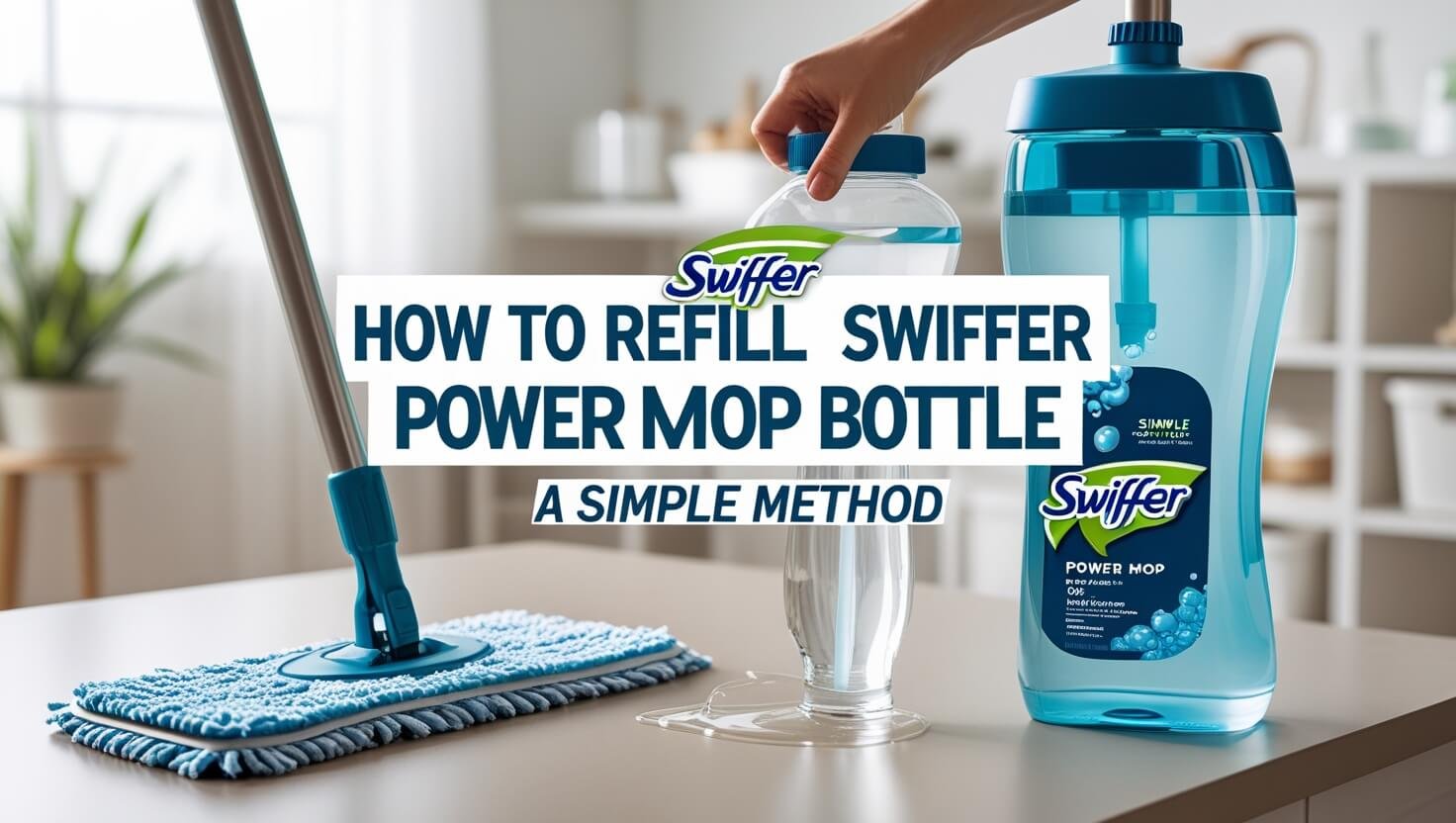 How To Refill Swiffer Power Mop Bottle: A Simple Method