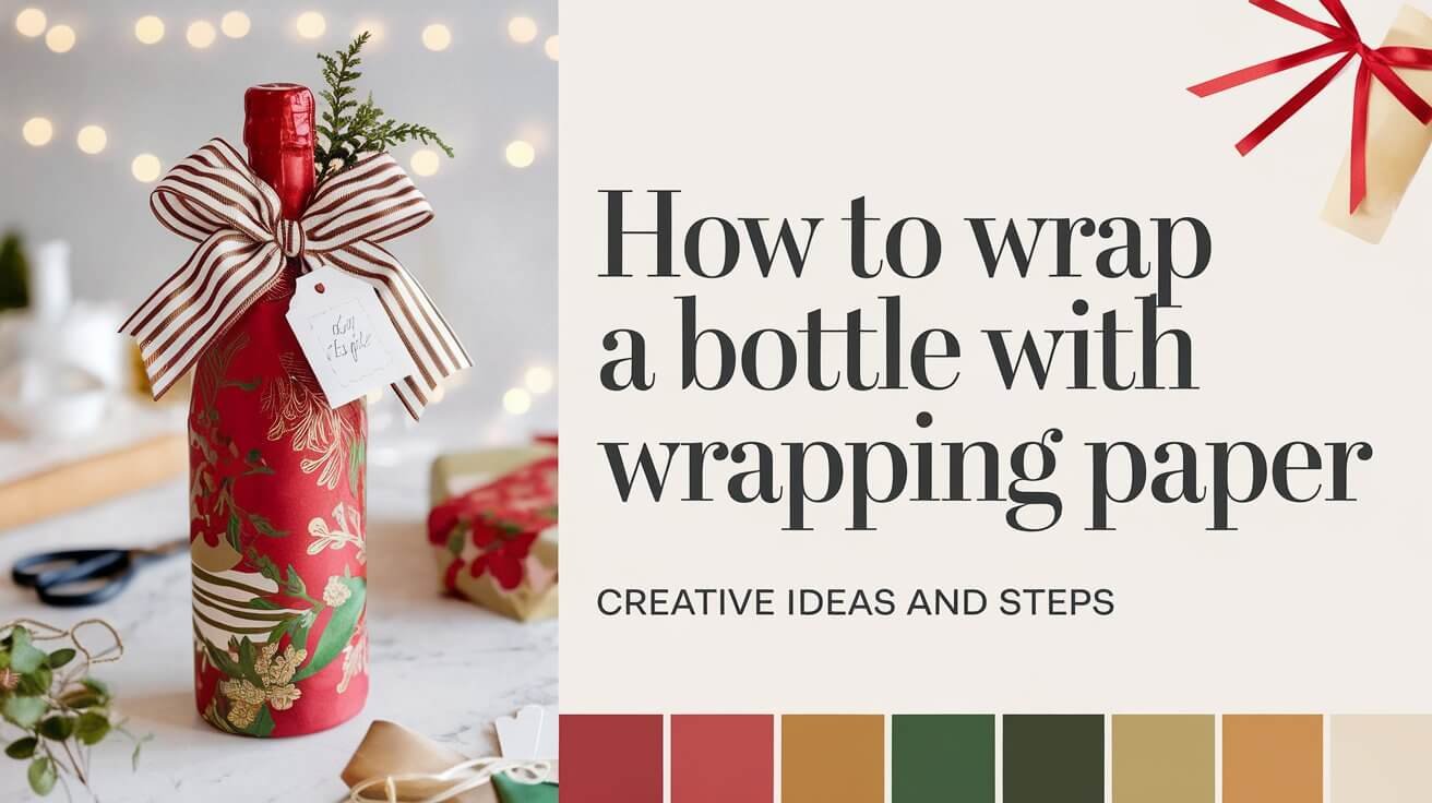 How to Wrap a Bottle with Wrapping Paper: Creative Ideas and Steps