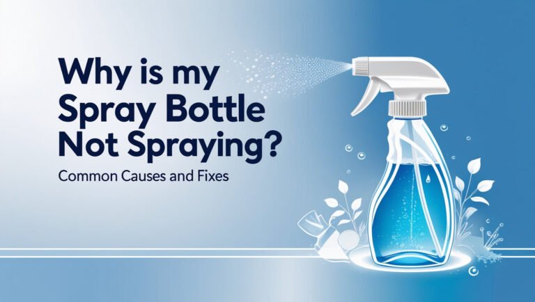 Why Is My Spray Bottle Not Spraying? Common Causes and Fixes