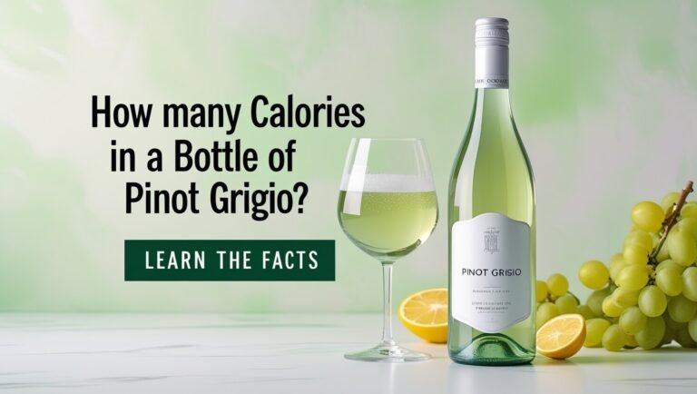 How Many Calories In A Bottle Of Pinot Grigio?