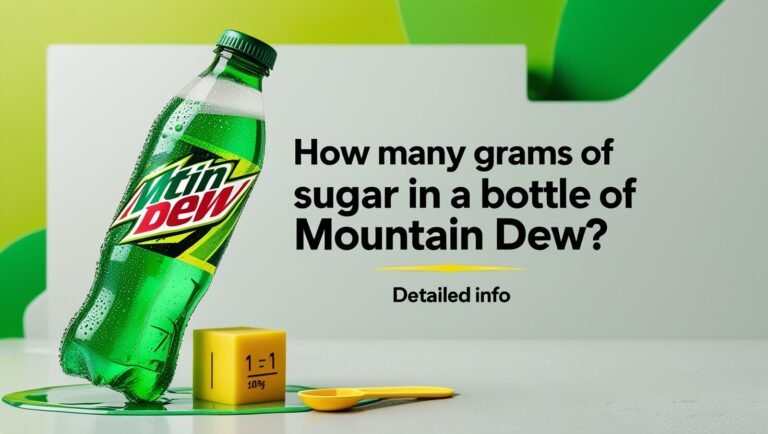 How Many Grams Of Sugar In A Bottle Of Mountain Dew: Detailed Info