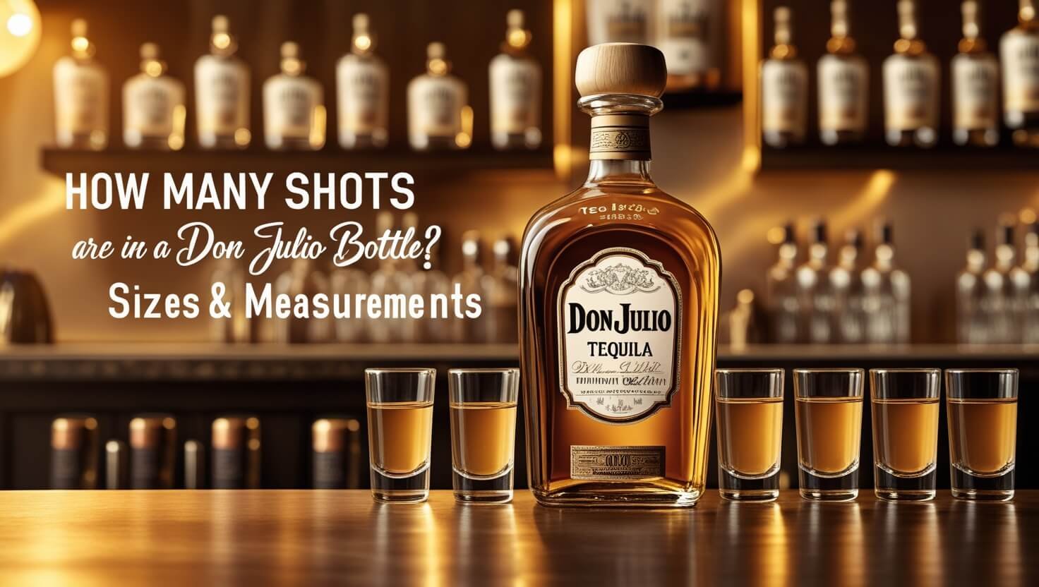 How Many Shots Are In A Don Julio Bottle?: Sizes & Measurements 1 How Many Shots Are In A Don Julio Bottle?: Sizes & Measurements