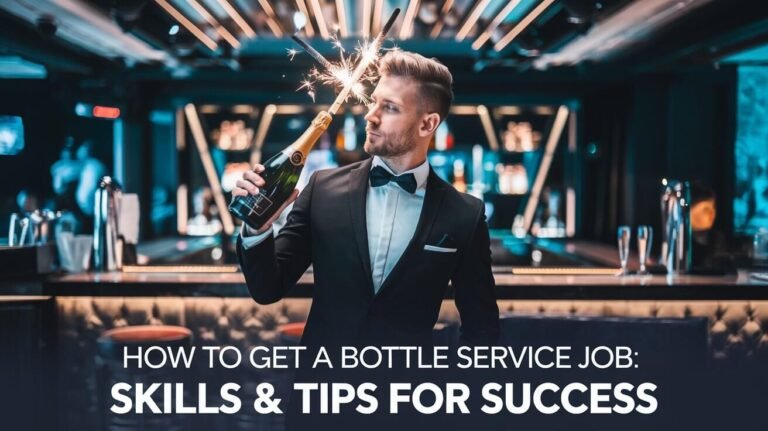 How To Get A Bottle Service Job: Skills & Tips for Success